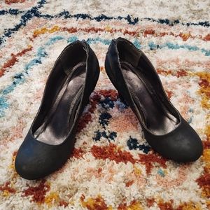 Rampage black high heels